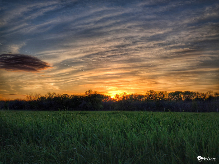 Április eleji lenyugvás