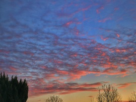 Égi díszítés karácsony másnapján 