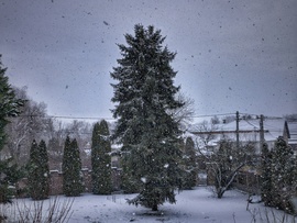 Mielőtt távozna a havazás rázendített rendesen