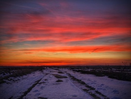 Havas út az újévi alkonyathoz