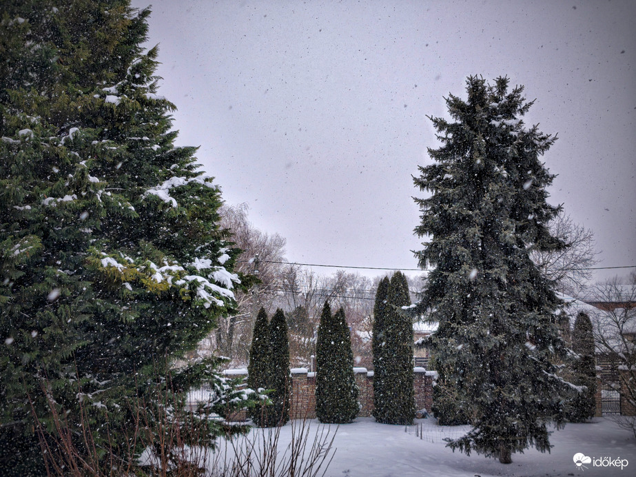 Szép havazást hozott ez a front is