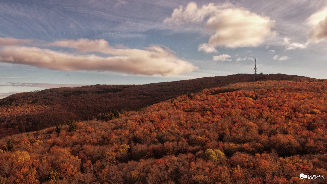 Kékestető kiszínesedett