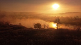 Napkelte a Mátra lábánál