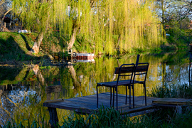 Reggeli pihenő az övcsatornán 