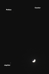 Hold, Jupiter, Pollux, Castor 