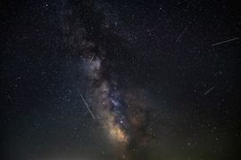 Perseidák és a Tejút