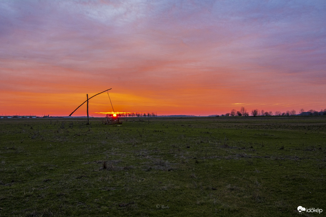 Hortobágyi naplemente 