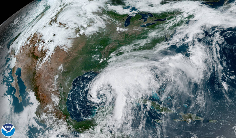 Cristobal vihar USA (NOAA)