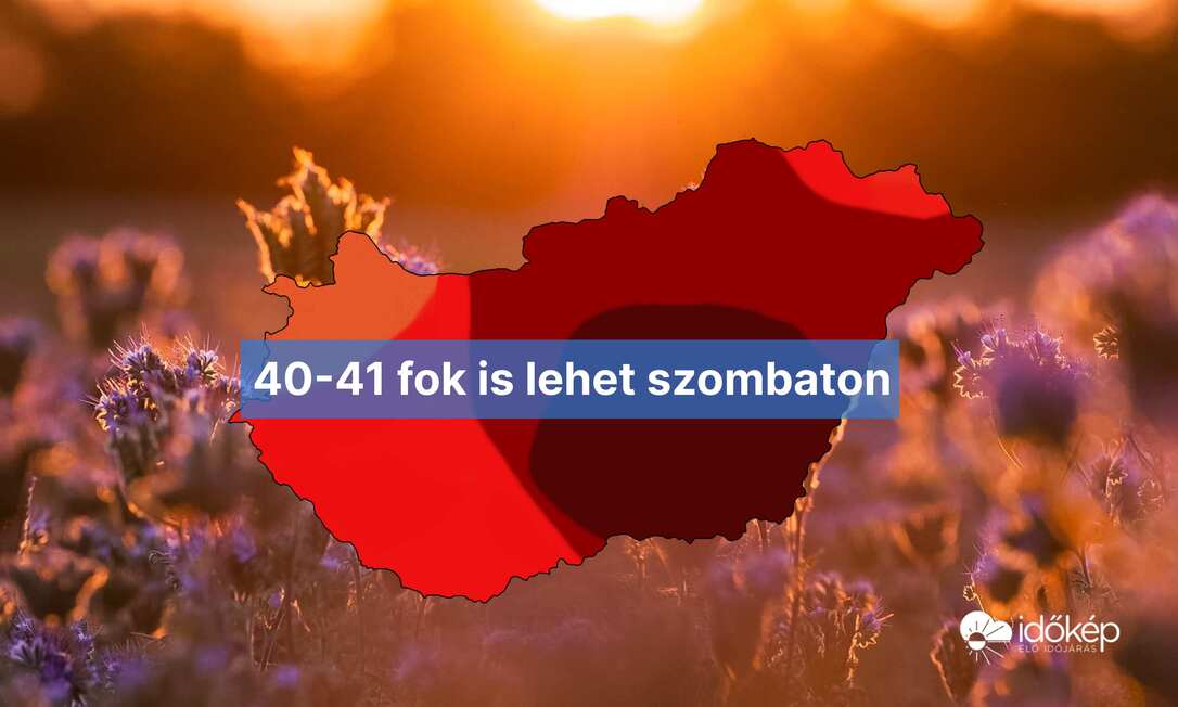 Szombaton tetőzik a hőség