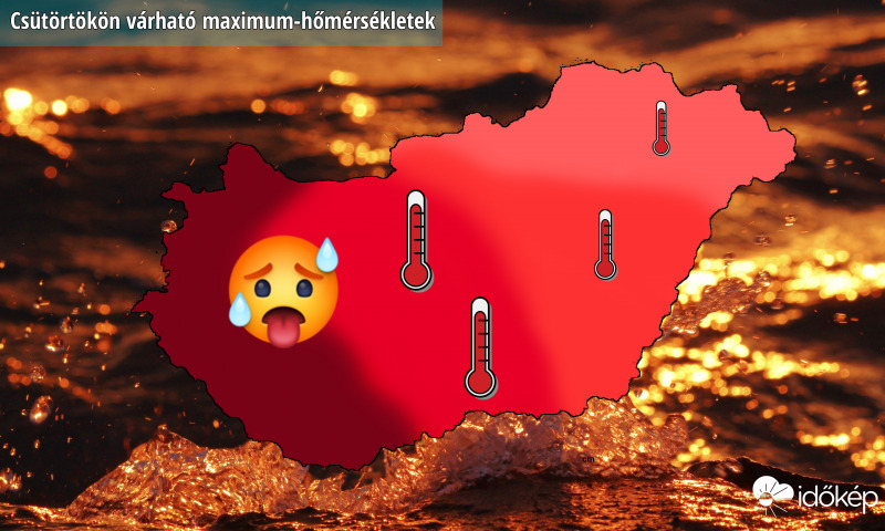 Csütörtökön érkezik a hőség legjava