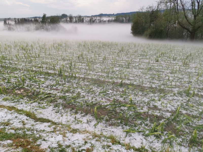 Szupercella, jégvihar Németországban