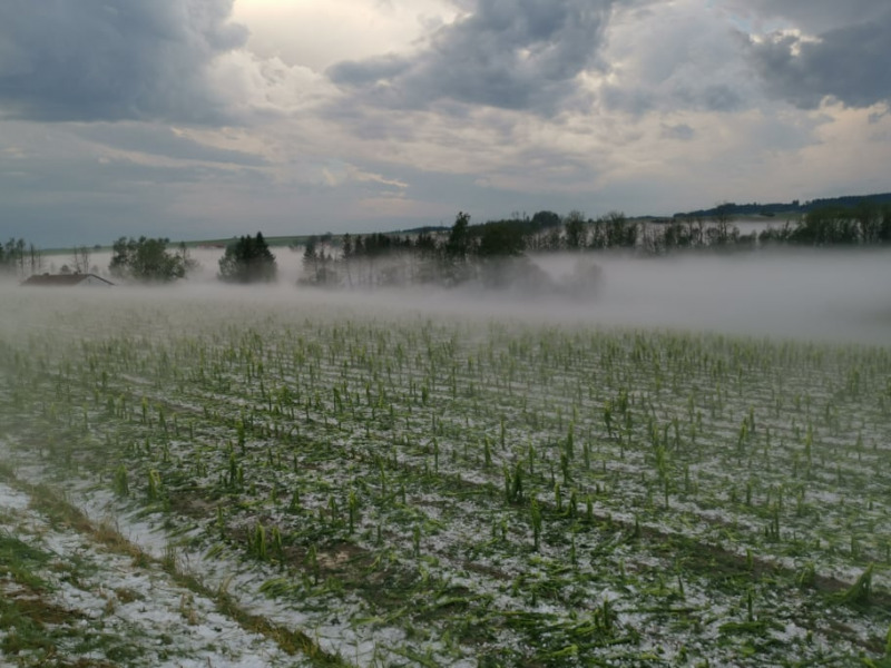 Szupercella, jégvihar Németországban