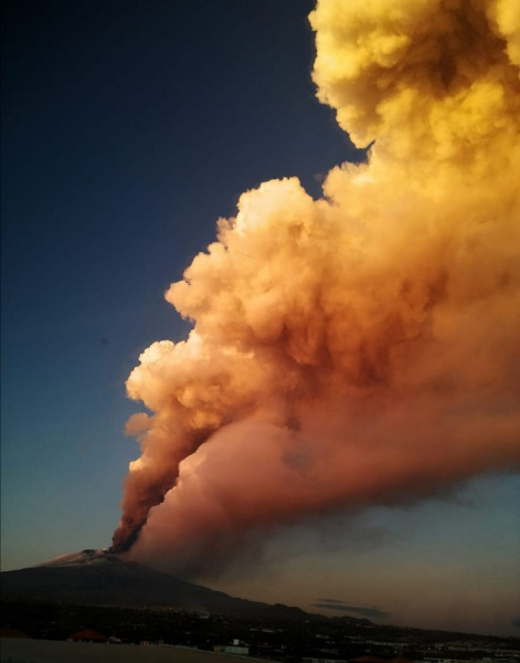 Kitört az Etna