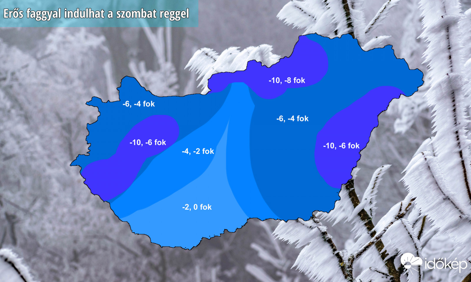 Erős faggyal indulhat a szombat