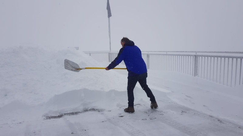 40 cm hó a Zugspitze-n