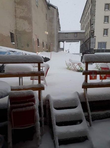 20 cm friss hó a Nagy Szent Bernát-hágón