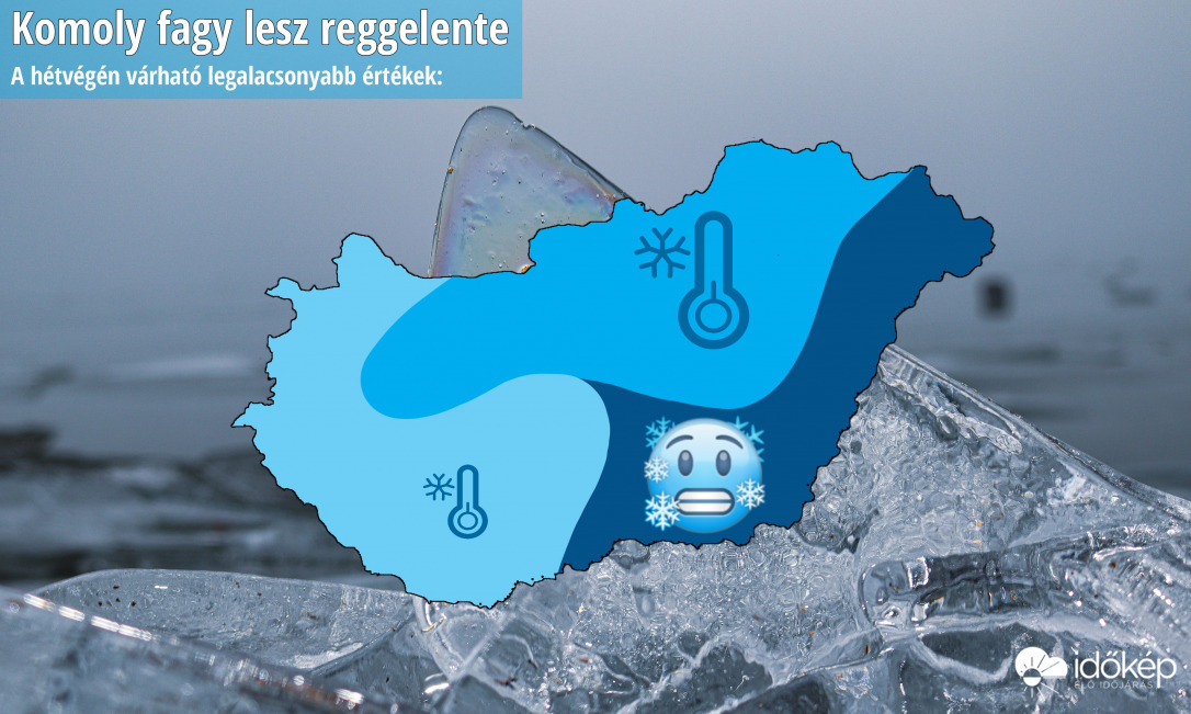 Erős fagy jön a napokban reggelente