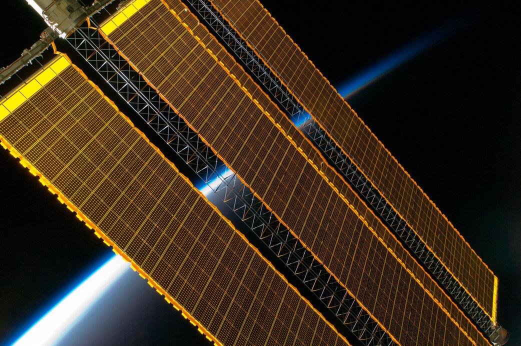 Az ISS napelemei
