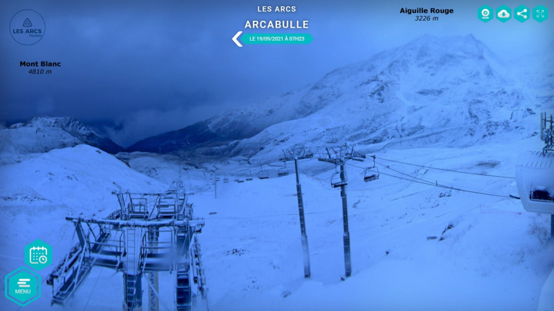 Behavazódott az Alpok - Kép: Meteo-Alpes (Les Arcs)