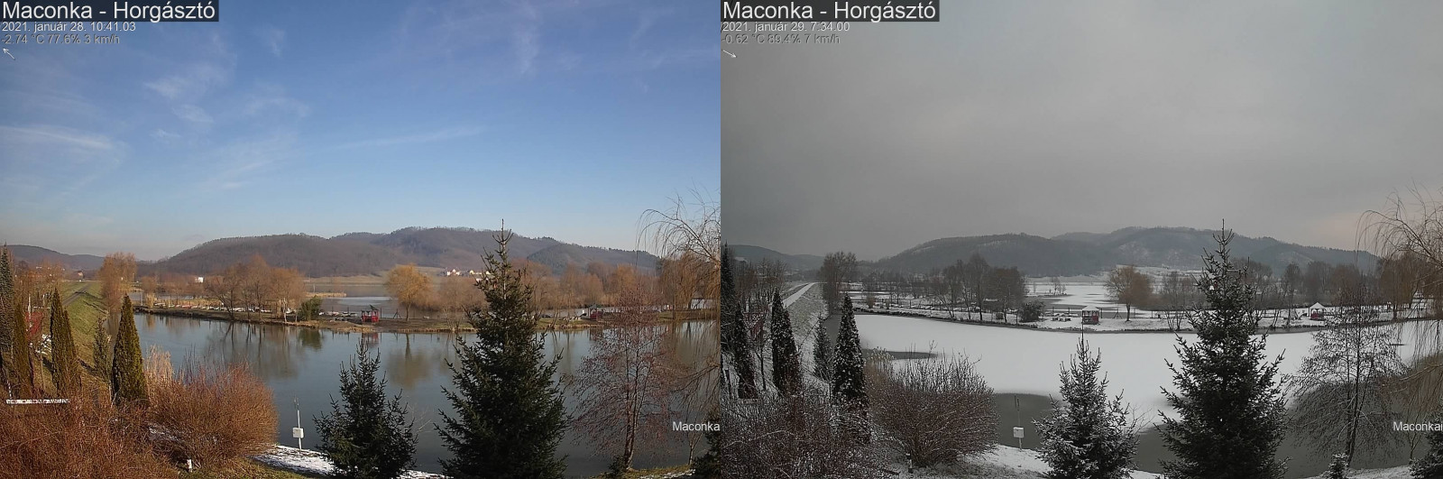 Maconka tegnap és ma