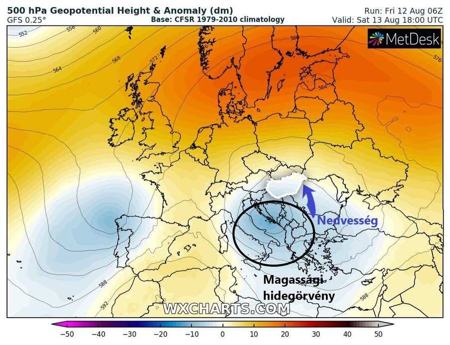 Hidegörvény hoz záporokat, zivatarokat hétvégére