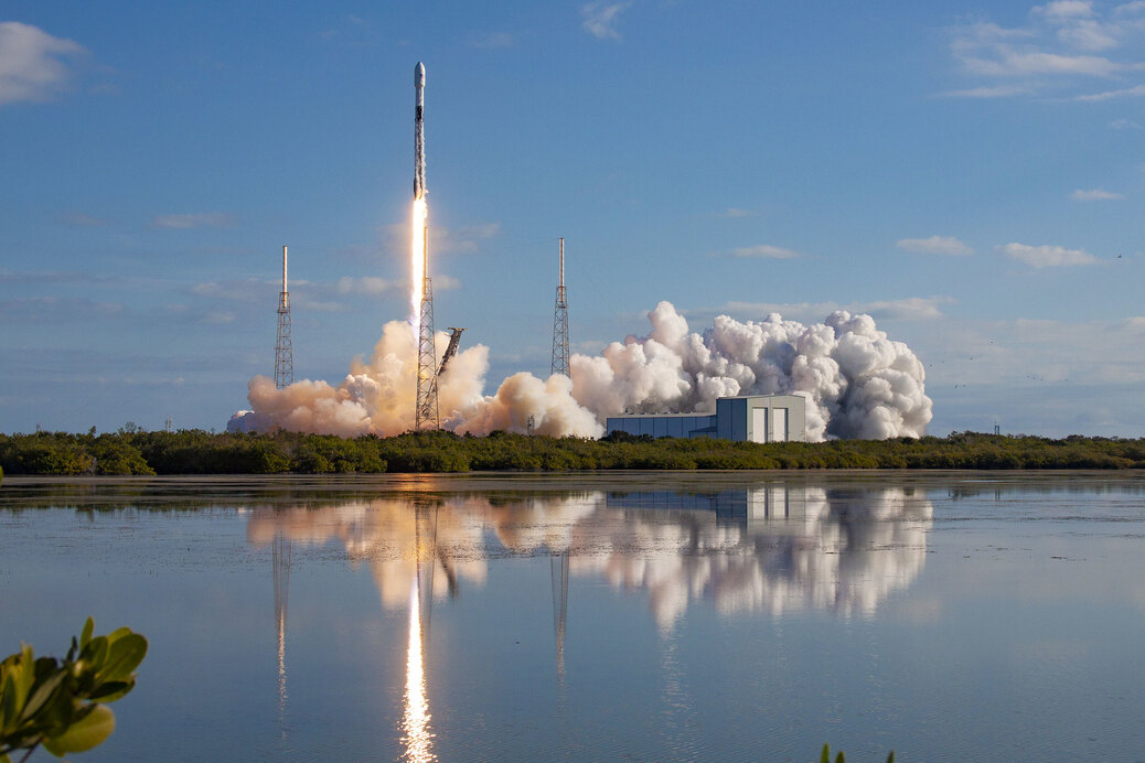 Starlink műholdak indítása