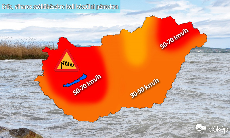Szeles lesz a péntek