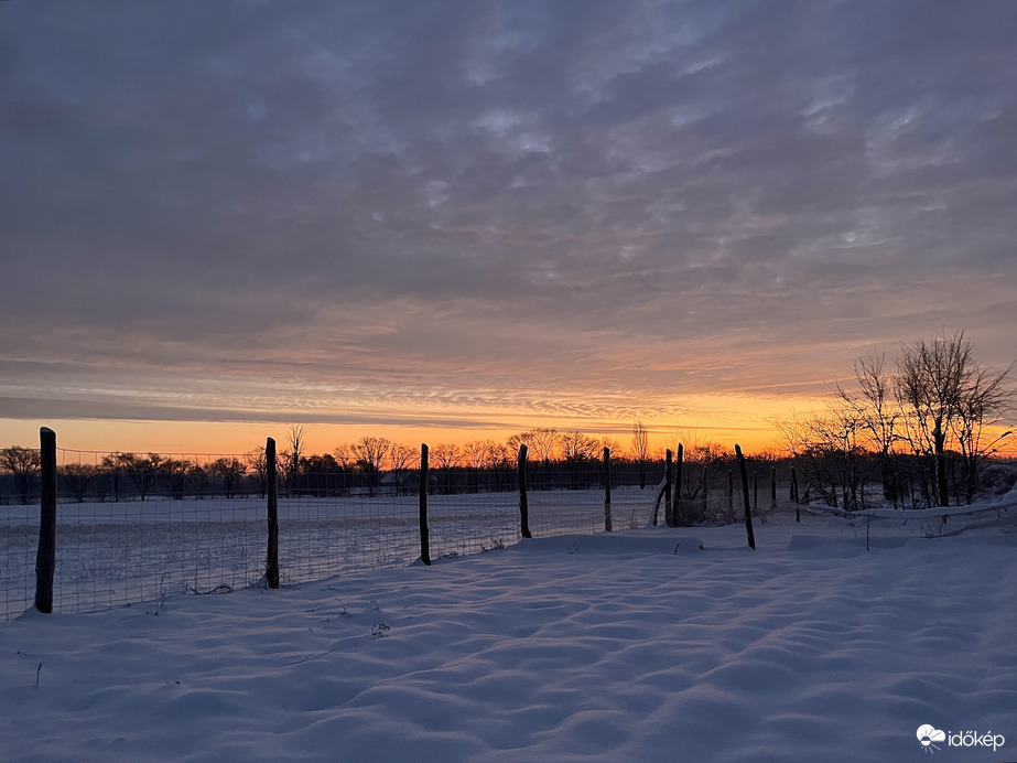 Csodás napkelte Ásotthalmon