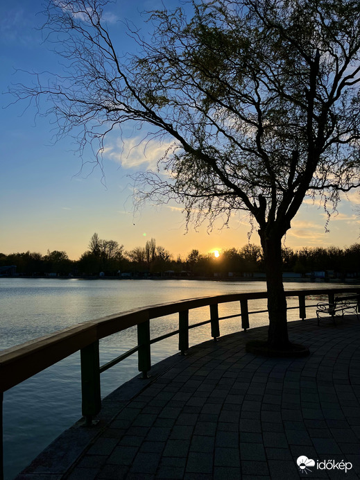 Naplemente Keszthelynél