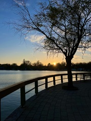 Naplemente Keszthelynél