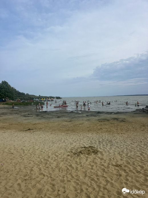 Keszthelyi Libás strand az aszály idején