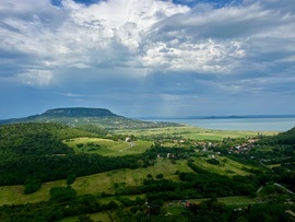 Kilátás a Balaton várából