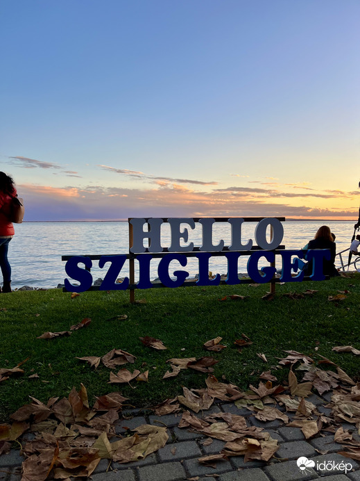 Naplemente. Szigliget. Süllőfesztivál