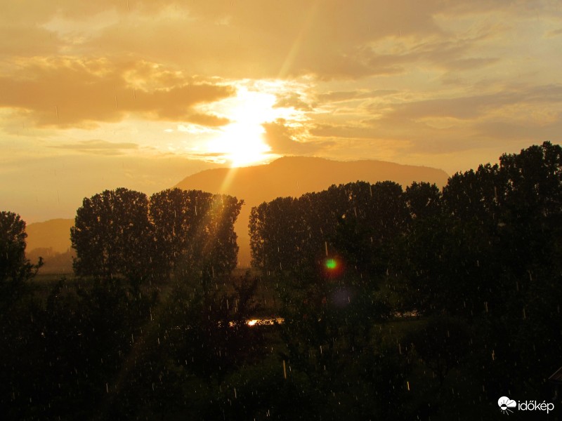 Záporos naplemente :)