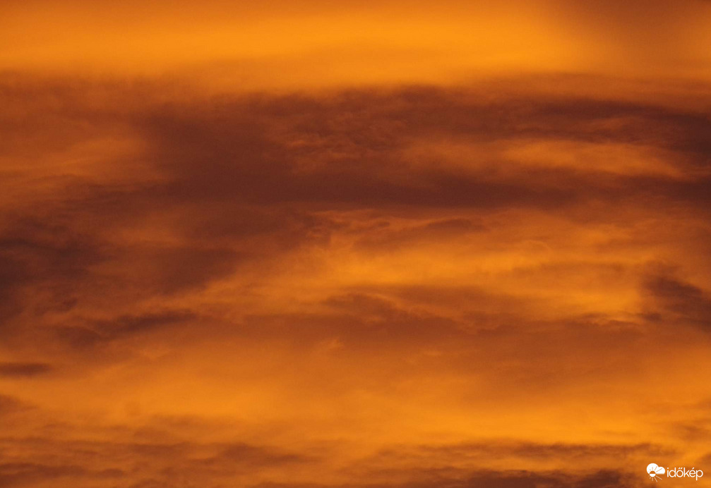 Csodás naplemente július utolsó napján 