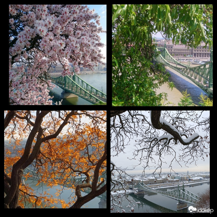 A Gellért-hegy négy arca.