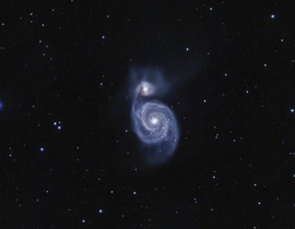 M51 (Whirlpool Galaxis)