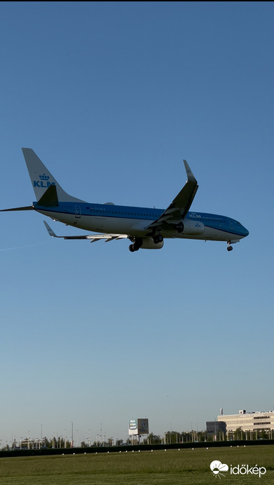 KLM landolás