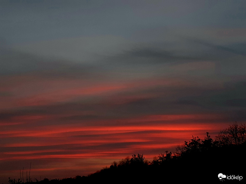 Színesen búcsúztattuk a mai napot:)