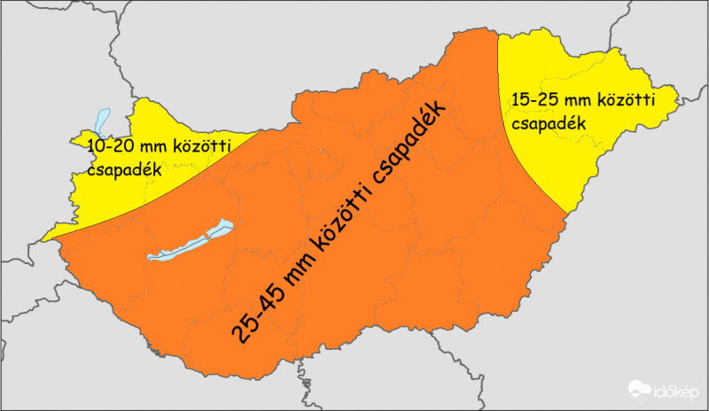 Szentestéig bezárólag várható mennyiségek