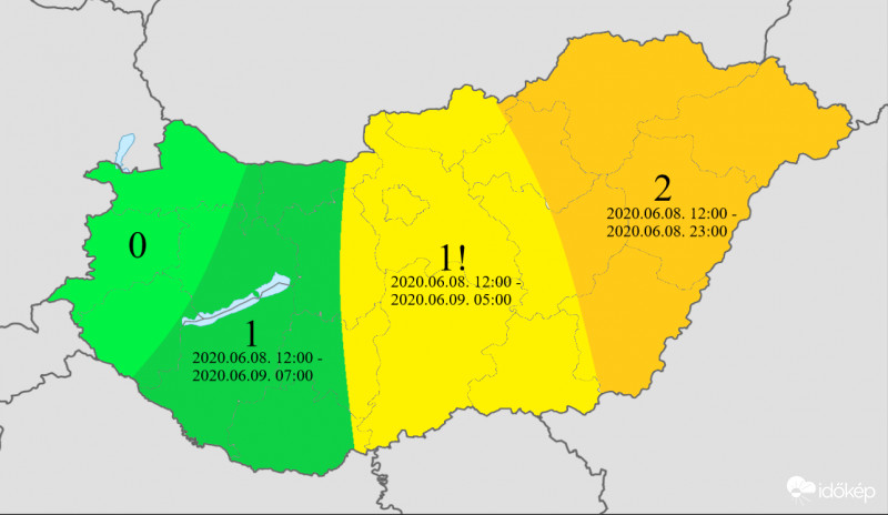 Hétfői zivatarozás