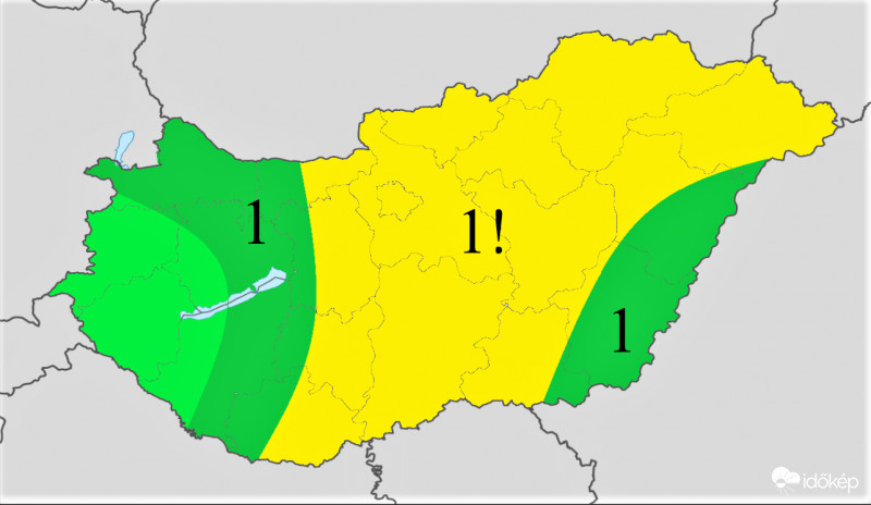 Kissé távolodó hidegörvény további záporokkal, zivatarokkal