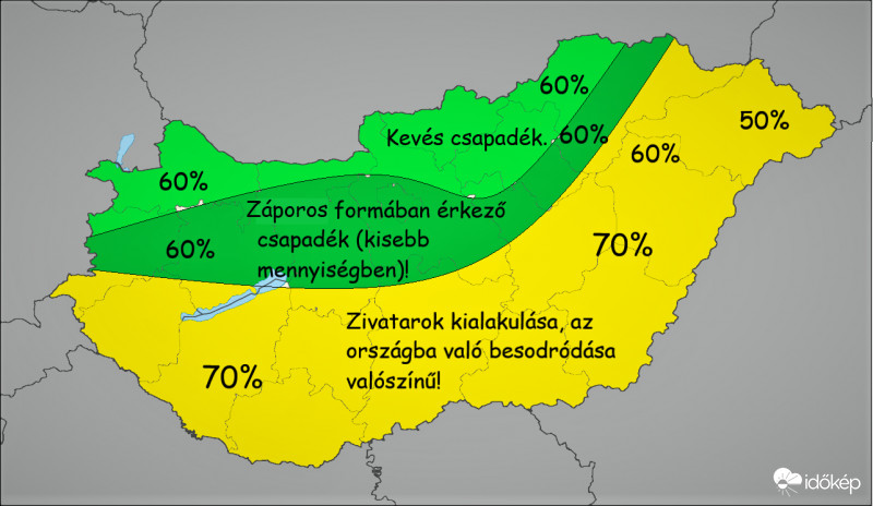 Mediterrán ciklon zivatarokkal