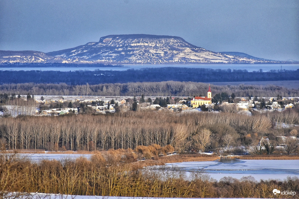Havas panoráma a Zalaszabari hegyről 