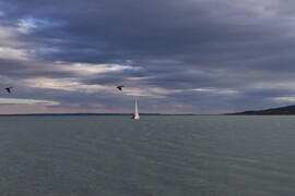 TÁVOLBAN EGY FEHÉR VITORLA