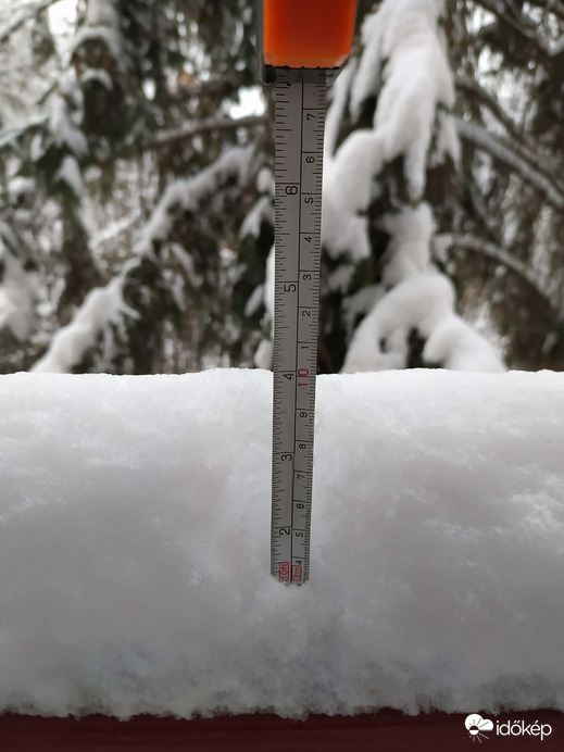 Havas erkélykorlát