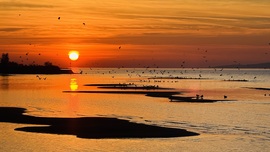 Mai naplemente Balatonlellén