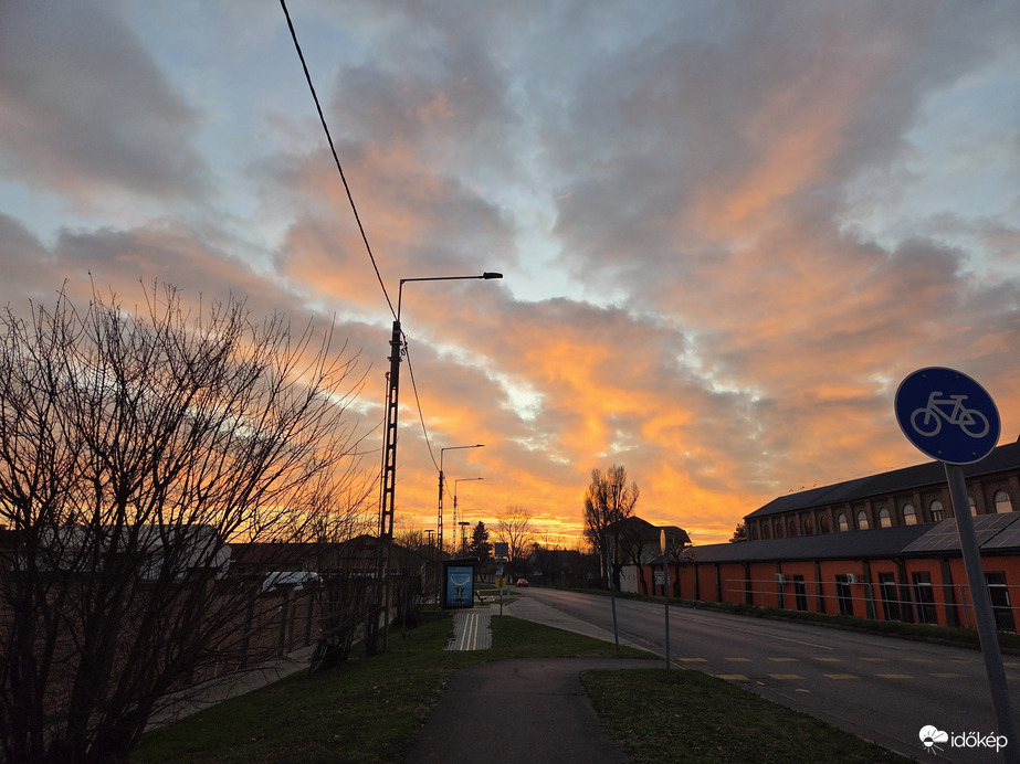 Karácsonyi égbolt és naplemente4