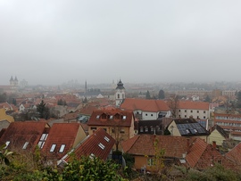 Ködös belváros