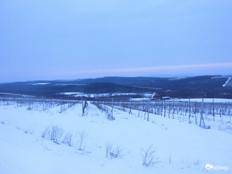 Részlegesen befagyott Verpeléti-tó(víztározó)